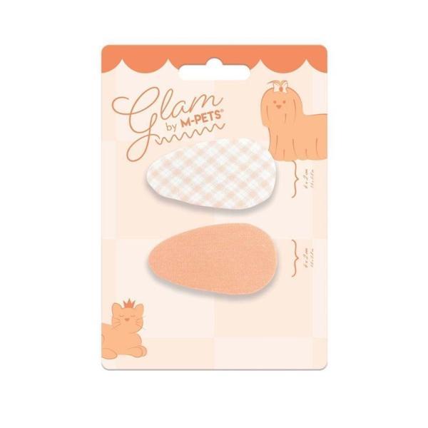 M-Pets Glam Desenli Kedi ve Köpekler İçin Aksesuar Toka Turuncu - Image 1