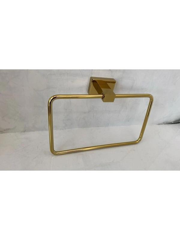 Adnoss Lüks Kenzo Kare Havluluk - Gold - Sarı - Image 1