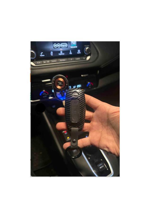 Bigkey Nissan Karbon 2024 + Yeni Kasa Uyumlu Qashqai Trail Juke Anahtar Kılıfı - Image 1