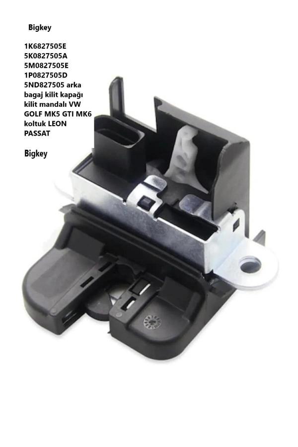 Bigkey Volkswagen Golf5 Golf6 Bagaj Kilidi (2004-2012) [5K0827505A] - Image 1