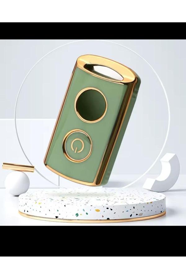 Bigkey Yamaha 2020 Ye Kadar Xmax 125 250 300 400 2024 E Kadar Nmax Uyumlu Anahtar Kılıfı Yeşil / Gold - Image 1