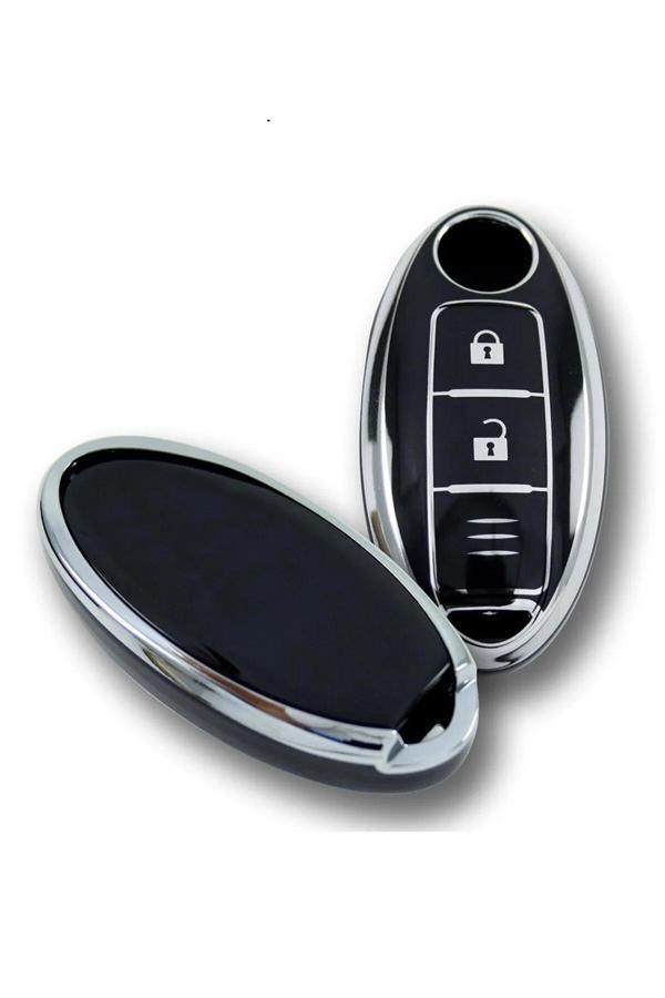 Bigkey Nissan Uyumlu Juke Qashqai X-Trail Infinity Kumanda Kılıfı Siyah Renk 2014 – 2021 ( J11 Kasa ) - Image 1