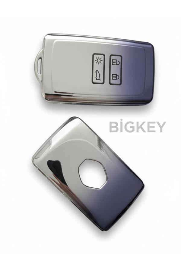 Bigkey Renault Clıo 5 Megane 4 E-Tech Koleos Rafale Austral Kadjar Captur Zoe Anahtar Kılıfı Özel Renk - Image 1