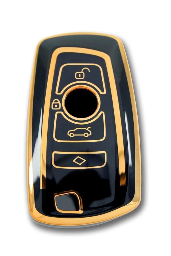 Bigkey Bmw F Serisi Cas4 Tip 4 Buton Siyah Oto Anahtar Kumanda Kabı Kılıfı Oto Anahtarlık - Image 1