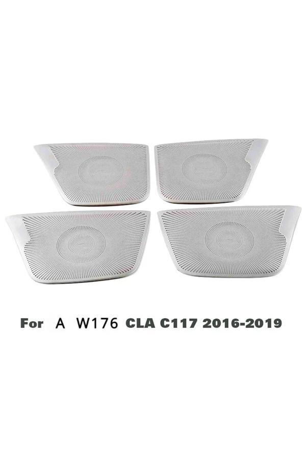 Bigkey Mercedes W117 Burmester Hoparlör Kapakları 4 Parça 2013-2019 Krom Kapak - Image 1