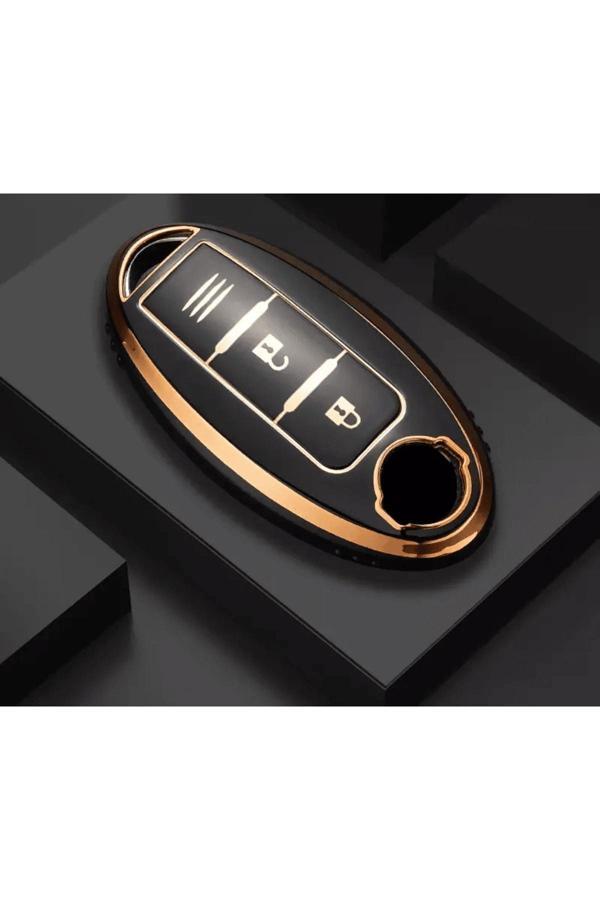 Skilit Nissan Juke Qashqai X-Trail Infinity Yüksek Kalite Nano Kumanda Kılıfı Siyah Renk - Image 1