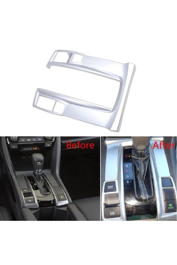 Bigkey Honda Cıvıc İçin Uyumlu Fc5 – Fk7 Vites U Çerçeve Tam Kaplama Silver - Image 1