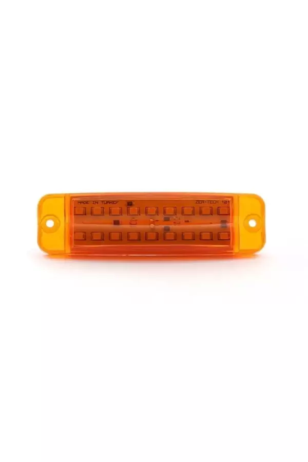 Çift Sıra Parmak Led Lamba 9 Ledli Sarı 12/24 Volt - Image 1