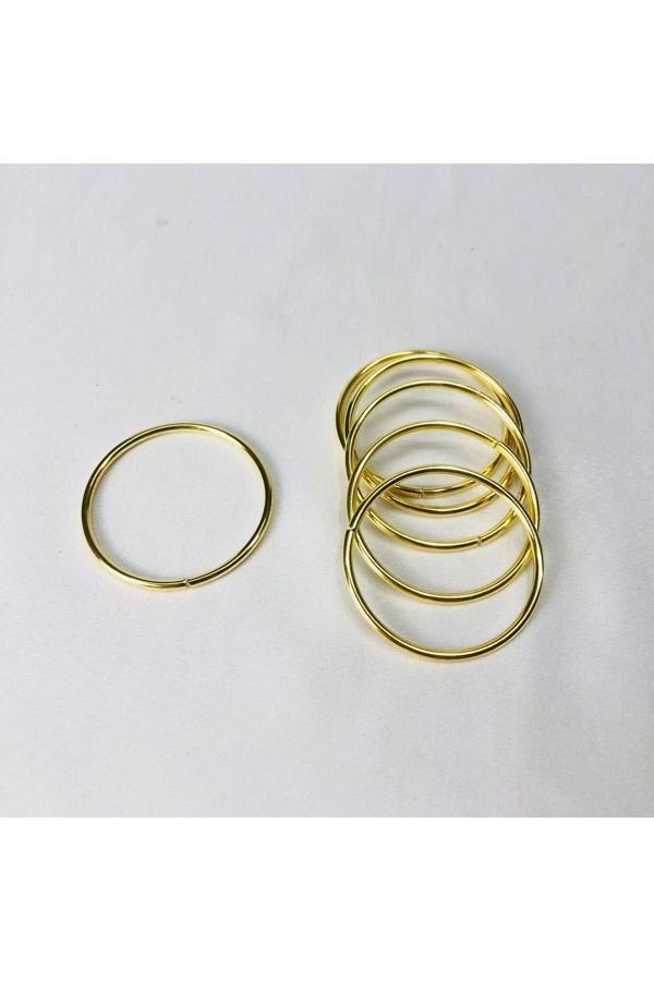 Butik Center Metal Halka 5 Cm Gold 20 Adet Süsleme Konsept Hediyelik Nikah Şekeri - Image 1