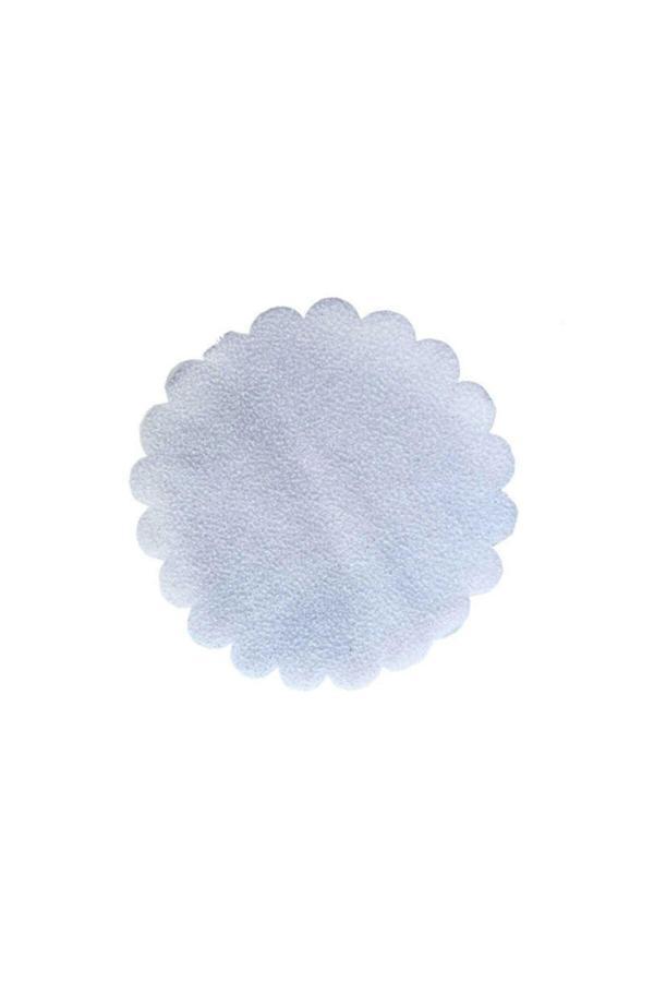 Eminonutoptanci Beyaz  Karlı Simli Hazır Kesilmiş Tül (100'Li Paket) 22 Cm - Image 1