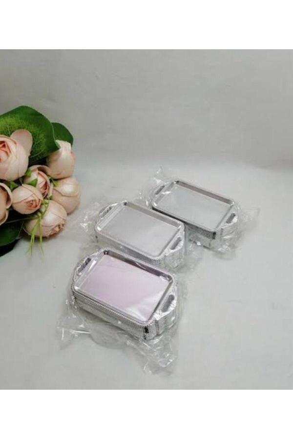 Butik Center 12'Li Plastik Minik Nikah Şekeri Tepsisi - Image 1