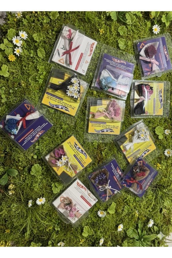 Butik Center Öğretmenler Günü Hediyesi – Çiçekli Mini Buket Ayna “Canım Öğretmenim” Yazılı Karışıkgönderilir - Image 1