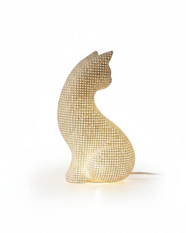 LED AYDINLATMALI KEDİ LAMBASI - Image 1