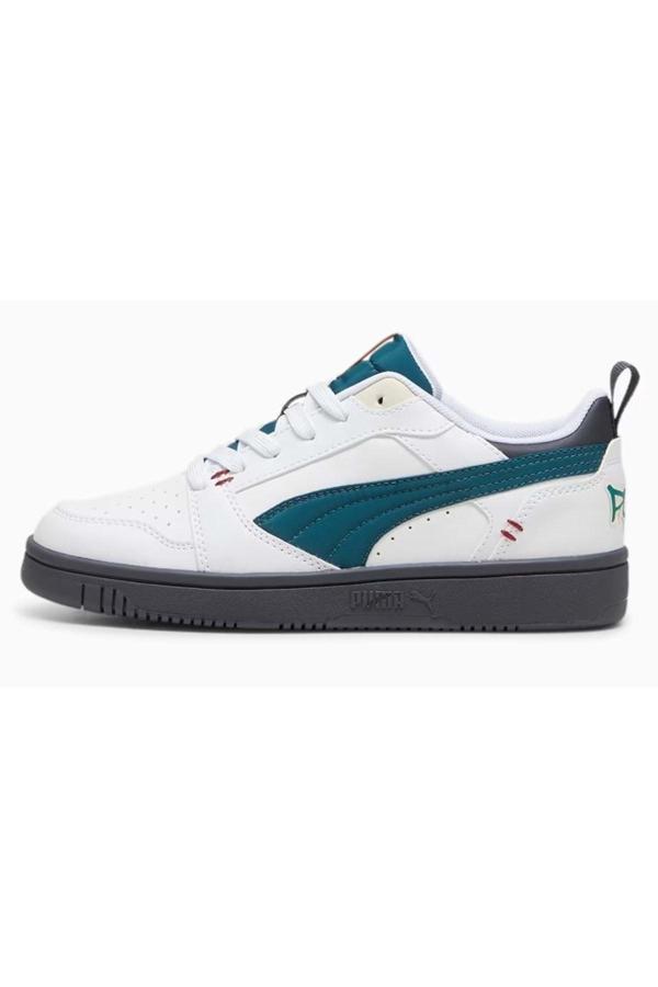 PUMA 397941 01 Rebound V6 Lo MID 90s Jr Unisex Spor Ayakkabı BEYAZ - Image 1