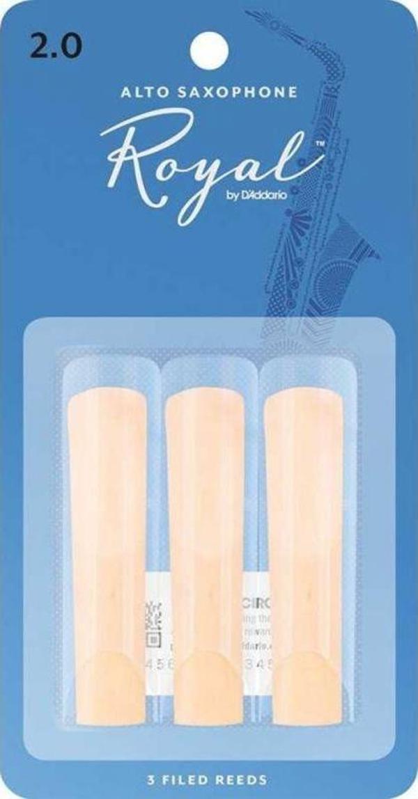 D\'Addario Woodwinds Royal RJB0320 Alto Saksafon Kamışı (3 lü) No:2 - Image 1