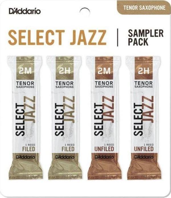 D\'Addario Woodwinds Select Jazz Tenor Saksafon Kamışı - Sampler Pack 3S/3M - Image 1