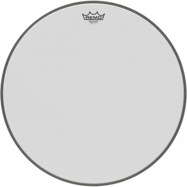 REMO BR-1220-00 20 inç AMBASSADOR® Beyaz Bas Davul Derisi - Image 1