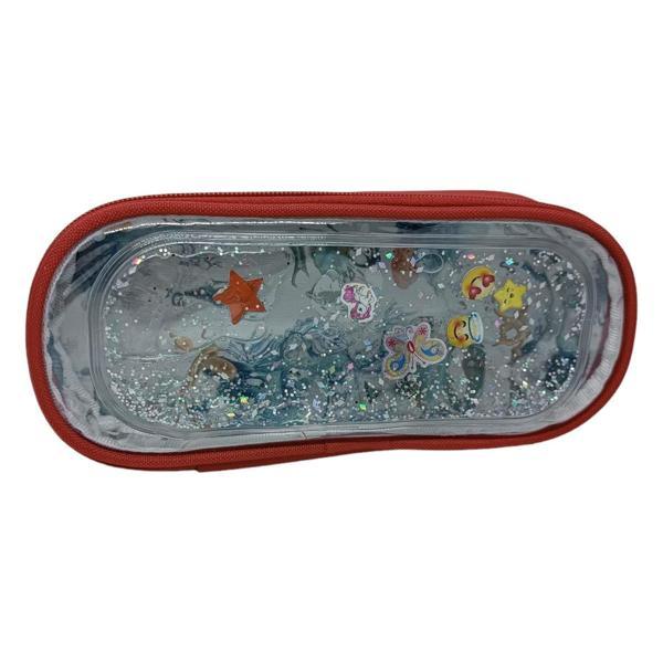 Bearanddeer B&D Kalem Çantası Sulu Şeffaf Kapaklı Elips bd-kcs209 (Karışık Renk 1 Adet) - Image 1