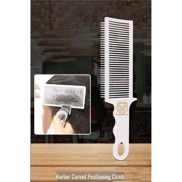HSNET Kuaför Berber Kavisli Kontur Kesim Yardmcı Tarak - Image 1