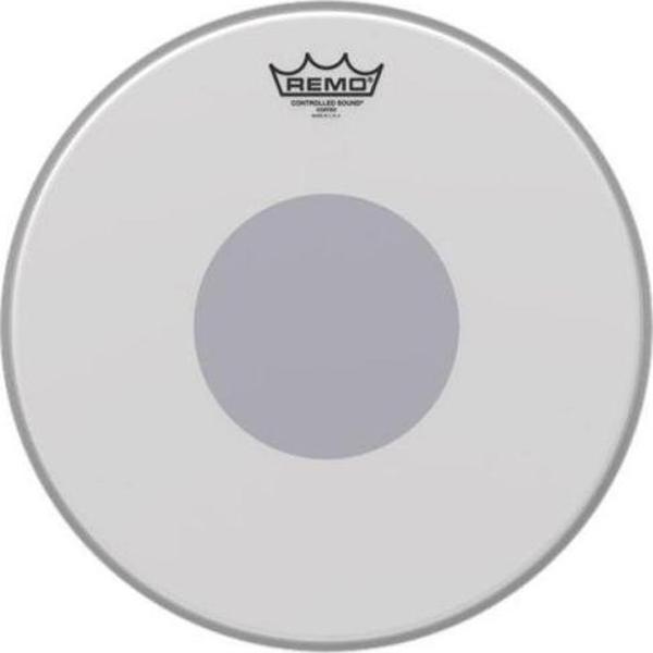 REMO CONTROLLED SOUND® COATED BLACK DOT™ 14 inç Davul Derisi - Image 1