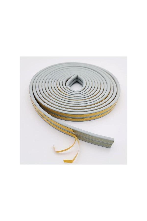 Melek Yapı Kauçuk Kapı Ve Pencere İzolasyon Bandı/Fitili 5M X2 (10M) Gri - Image 1