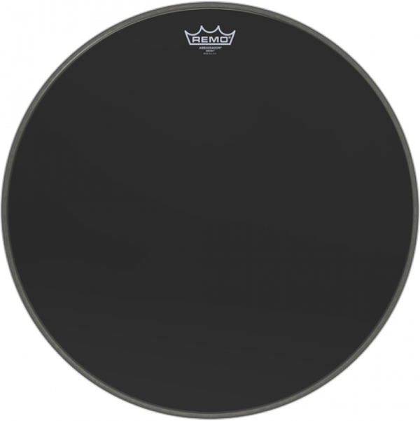 REMO ES-1022-00 22 inç AMBASSADOR® EBONY Bas Davul Derisi - Image 1