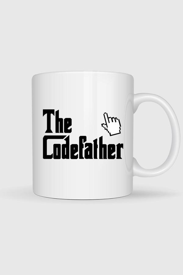  The Codefather - Bilgisayar Programcısı Baskılı Kupa Bardak - Image 1