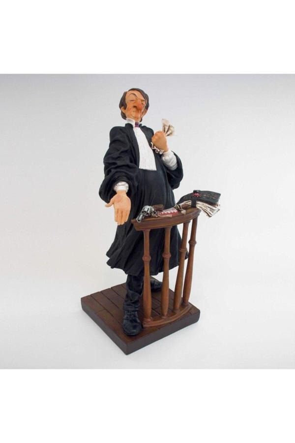 Ehobim Forchino Biblolar – Sertifikalı Özel Koleksiyon L'Avocate Erkek Avukat Figürü 21×21×42 Cm - Image 1