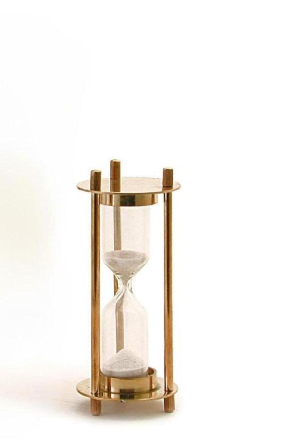 Pirinç Denizcilik Grubu Marine Pirinç Aksesuar-Kum Saati-18,5*7*7 Cm-Jttr31310B - Image 1