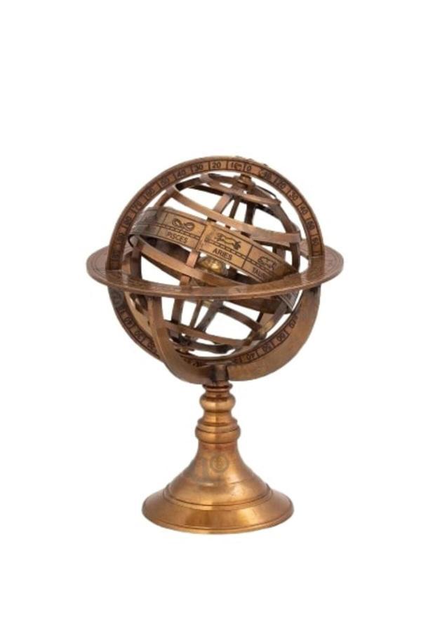 Pirinç Denizcilik Grubu Marine Pirinç Aksesuar-Astronomik Küre-20*13*13 Cm-Jttr44337 - Image 1