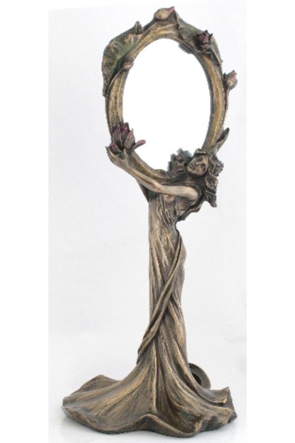 Wise Ayna & Sehpa – Art Kızlı Ayna 30X13X12 Cm - Image 1