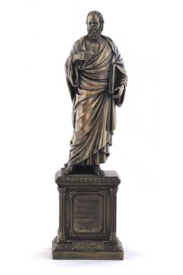 Wise Mitoloji & Tarih – Socrates Dekoratif Obje (Poliresin) 11,5*10*37 Cm - Image 1