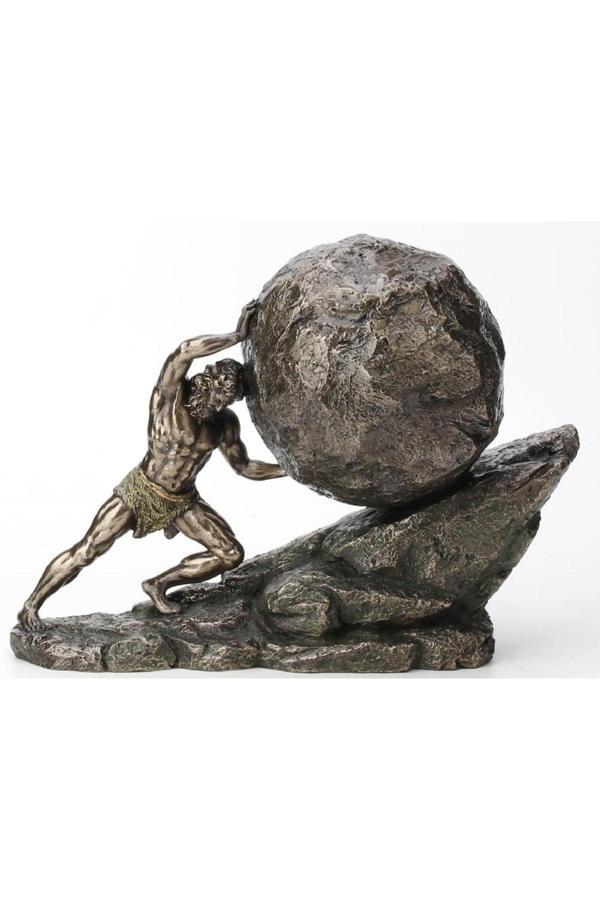 Wise Veronese Serisi – Mitoloji & Tarih Sisyphus Biblo 28,5X12X20,5 Cm | Dekoratif Obje - Image 1