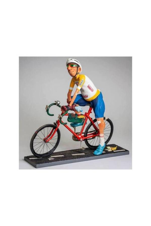 Forchino Biblolar Bisikletçi Biblo 39,5X13,5X38,5 Cm | Sertifikalı Özel Koleksiyon - Image 1