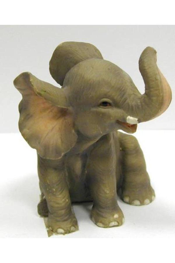 Wise Veronese Serisi – Hayvanlar Alemi Bebek Filler Biblo – 8,9X6 Cm Dekoratif Obje - Image 1