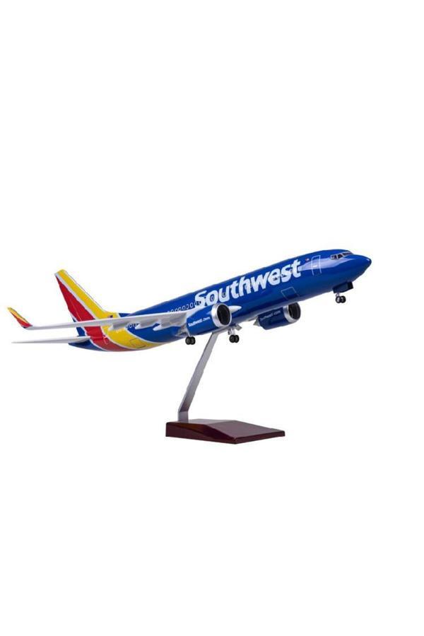 Aac Hediyelik Maket Uçak Southwest Jb737-800 1:85 Ölçek 47 Cm Koleksiyonluk Dekoratif Obje - Image 1
