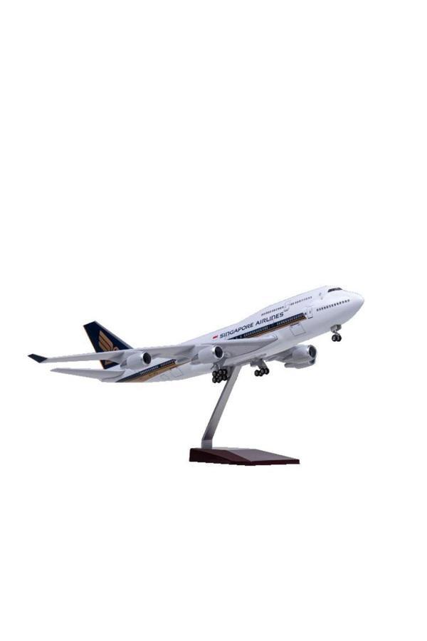 Aac Hediyelik Maket Uçak Singapore Jb747-400 1:160 Ölçek 47 Cm Koleksiyonluk Dekoratif Obje - Image 1