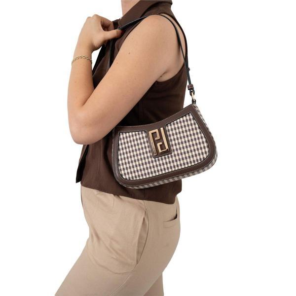 Silver & Polo Kadın Çapraz Çanta 1132-45598 SILVER POLO ÇAPRAZ BAYAN ÇANTASI M191 KAHVE SARI-MAT KAH - Image 1