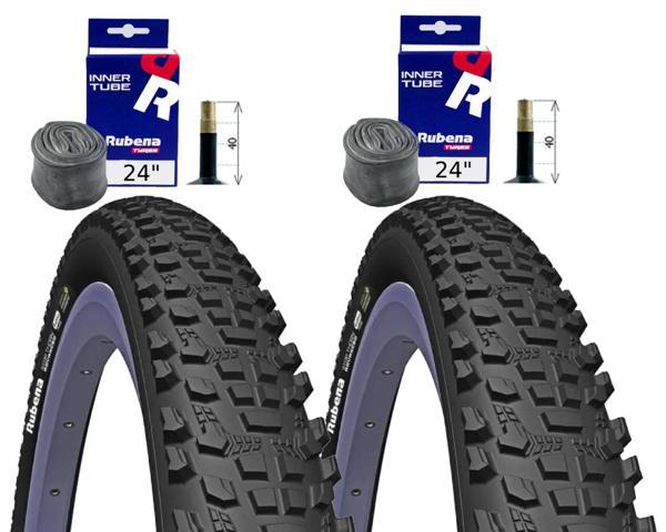 Rubena Ocelot 24x2.10 3mm Zırhlı Bisiklet Lastik Seti - Image 1