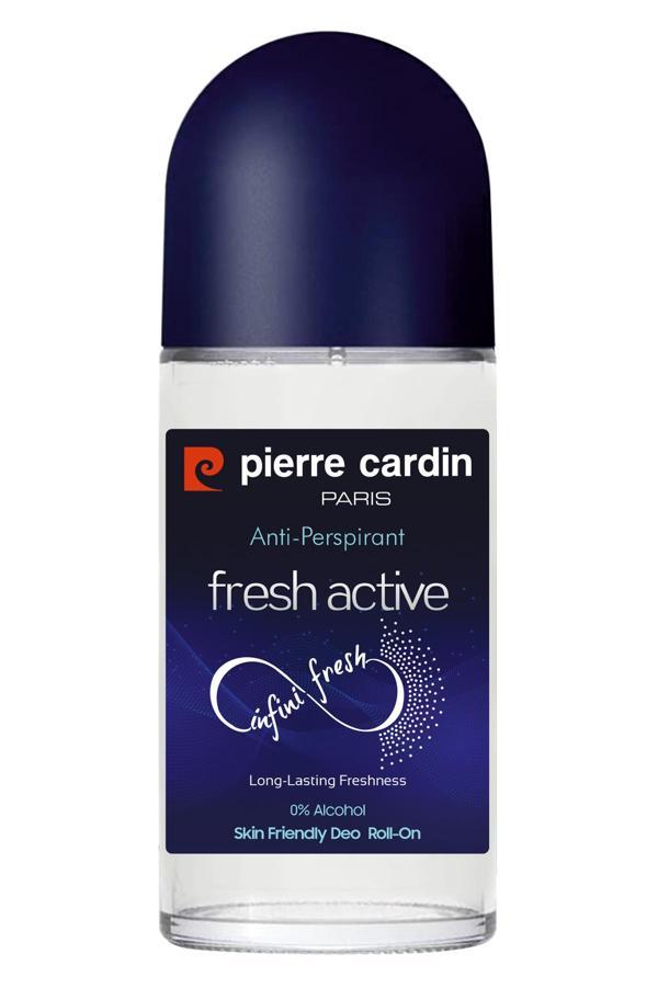 Pierre Cardin Roll-on Kadın Deodorant Ter Kokusu Önleyici Leke Bırakmayan 48 Saat Anti-perspirant Koruma -Fresh Active - - Image 1