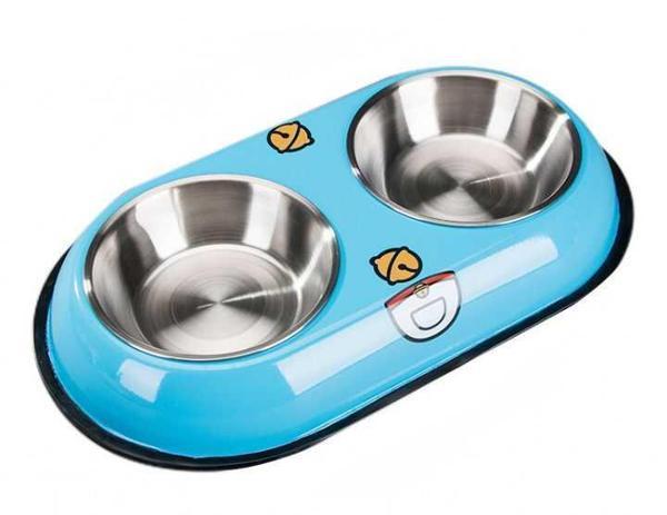 Nunbell Maxi Life İkili Çelik Mama Kabı 38,5 Cm - Image 1