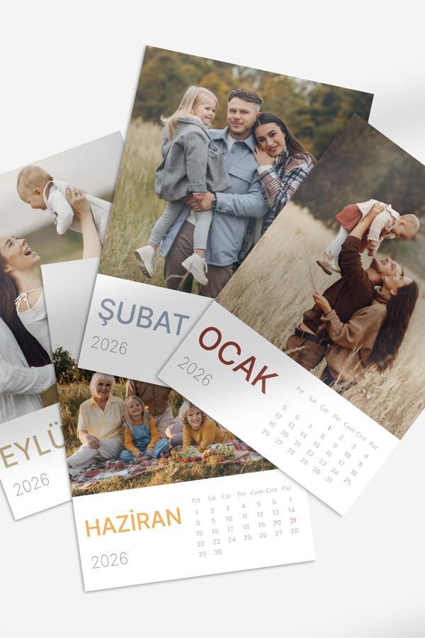 Kişiye Özel 2026 Takvim (10x15 cm ) + Karton Stand - Image 1