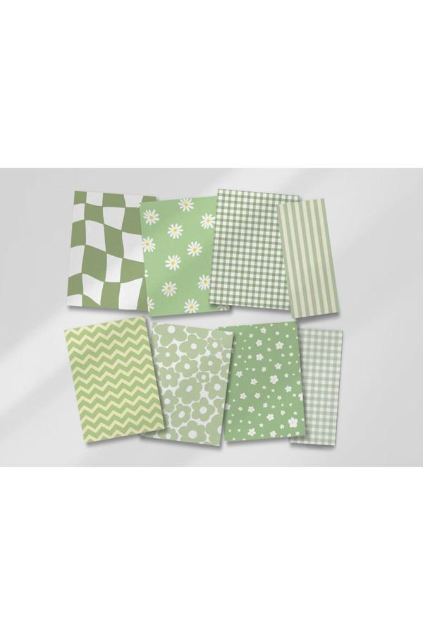 Scrapbook Seti - 18 Büyük - 6 Küçük Parça / Sticker - Image 1