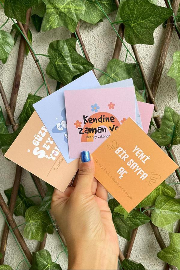 Motto Kartı Kartpostal - 6 Adet - Image 1