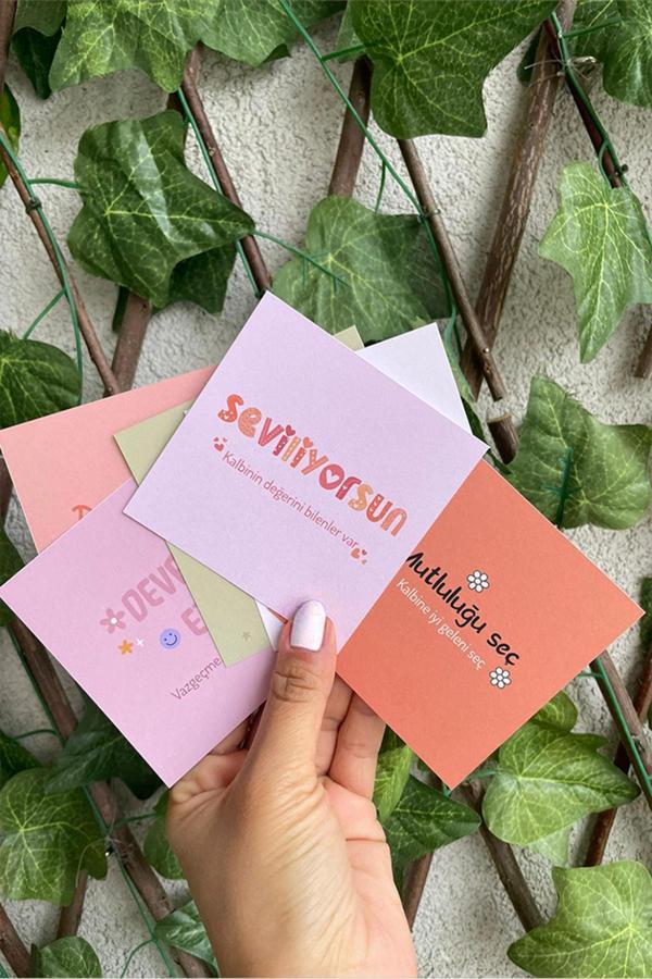 Motto Kartı Kartpostal - 6 Adet - Image 1