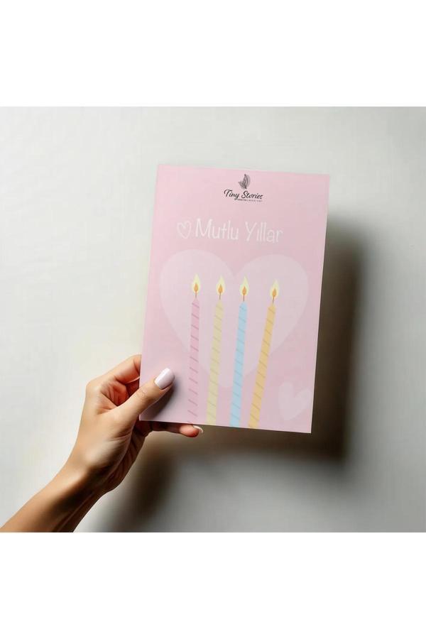 Doğum Günü Motto Kartı Kartpostal - 3 Adet - Image 1