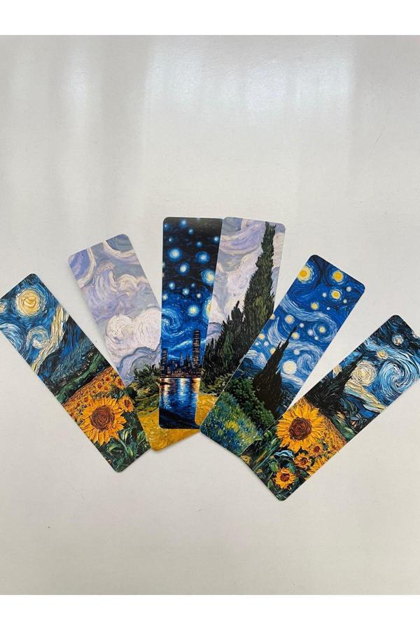 Kitap Ayracı - Van Gogh Temalı 6'lı Set - Image 1