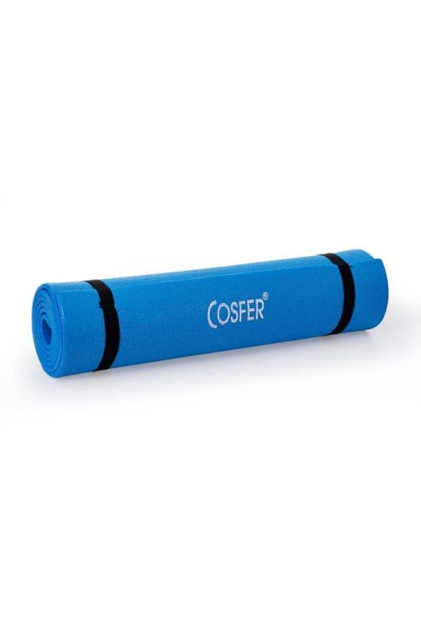 Cosfer 6,5 Mm Pilates Ve Yoga Minderi Mavi - Image 1