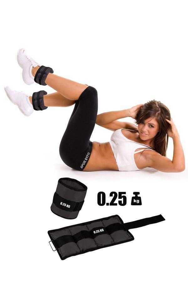 Spor Byfit 0,25 Kg 2 Adet Siyah El Veya Ayak Bileği Ağırlığı - Image 1