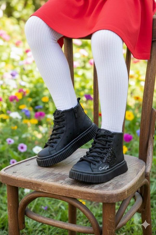 Fort Aisha Cool Anatomik Sıcak Astar Kaymaz Taban Kız Çocuk Bot - Image 1